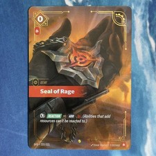 Spiritforged Riftbound | Seal of Rage SFD 222/221 Overnumber Alt Art Card — live eBay listing