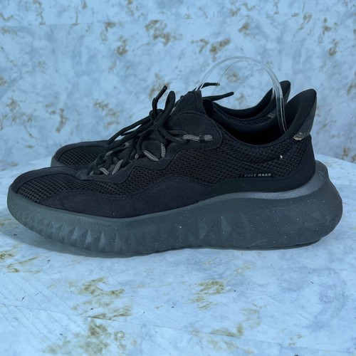 Cole Haan Zerogrand Generation Mens Sz 10.5M Shoes Black Comfort Oxford Sneakers - Picture 4 of 11