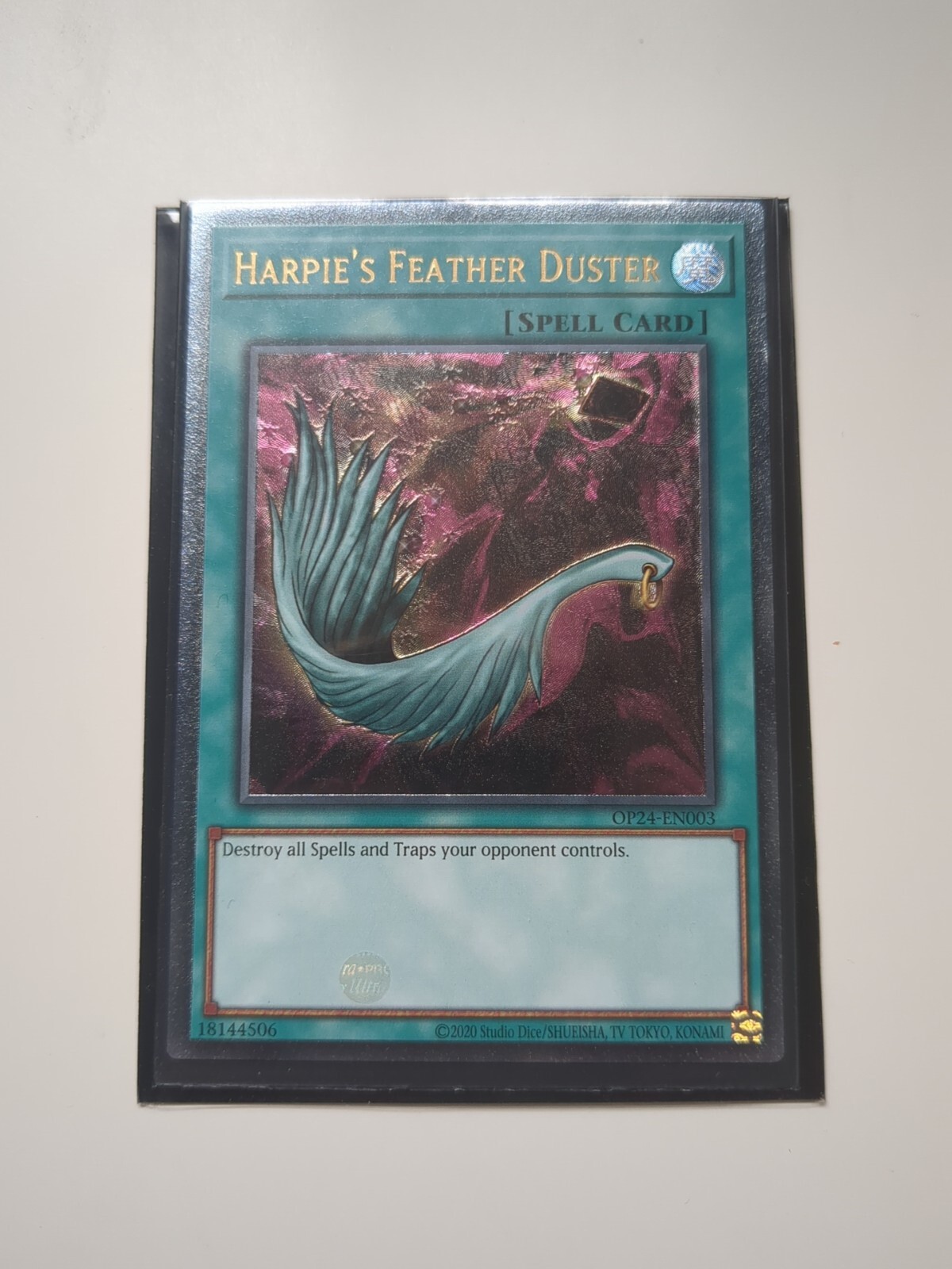 Harpie's Feather Duster OP24EN003 Ultimate Rare Near Mint Yugioh eBay