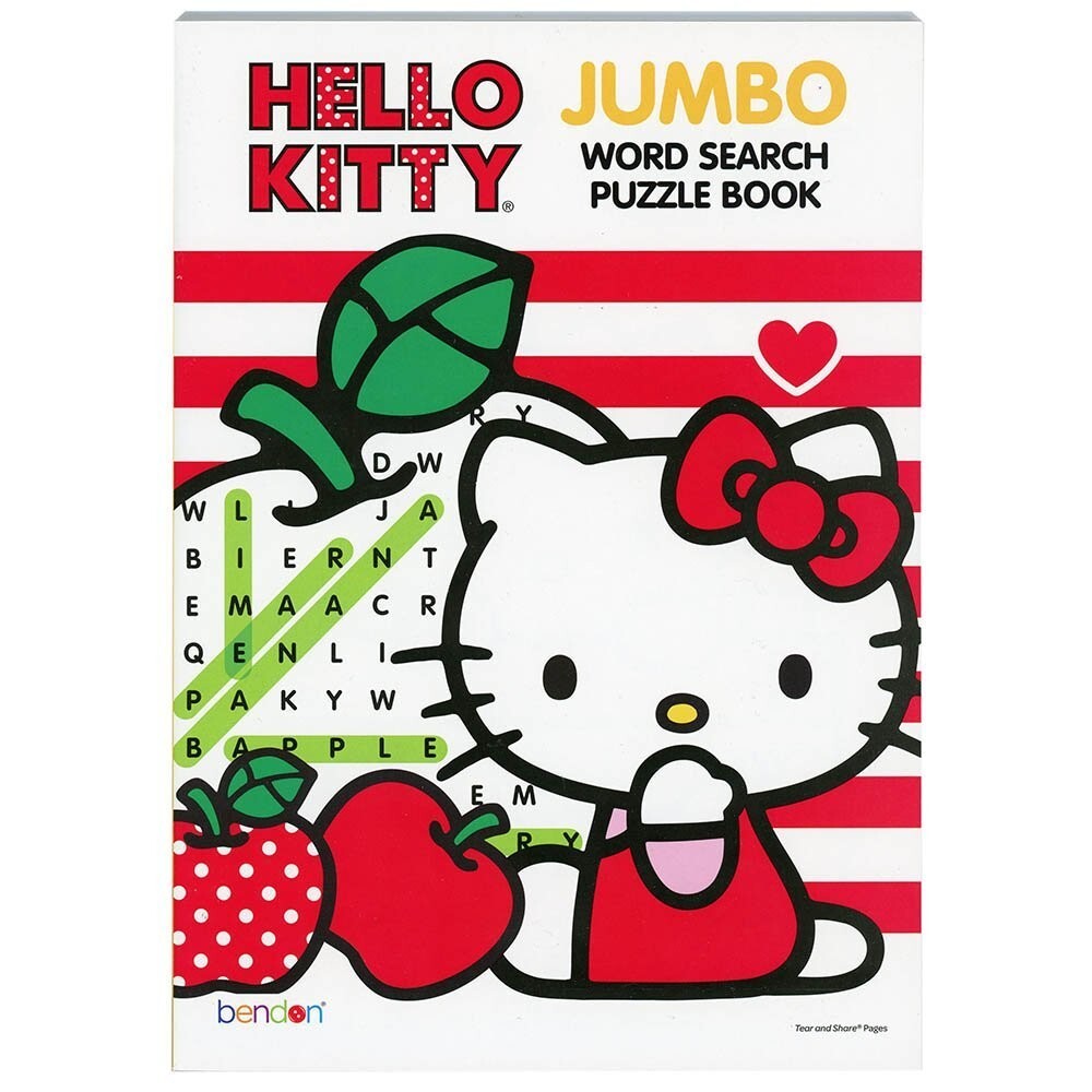 Hello Kitty and Friends Jumbo Word Search Book | eBay