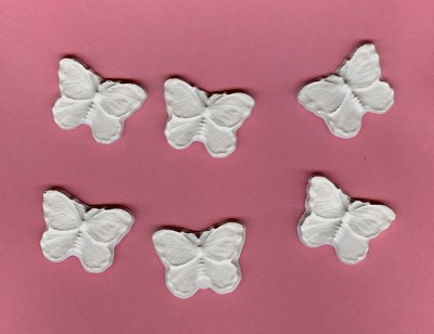 Small Butterfly plaster of Paris painting project. Set of 18!