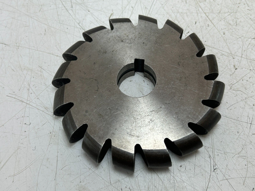 4-1/2" x 11/16" x 1" - Cortador convexo HSS - Fresadora de arco semicírculo - Imagen 3 de 4