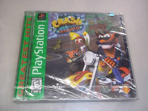 New Crash Bandicoot Warped Greatest Hits (Sony PlayStation 1 PS1, 1998)