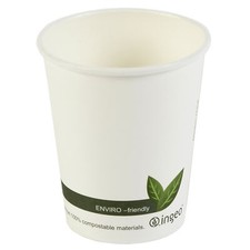Compostable Hot Drink Cups 8oz / 230ml - x 50 - Biodegradable Takeaway Cups