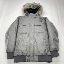 The North Face Down Jacket Mens Medium Gotham II 550 Hyvent Parka Hood Coat Ski