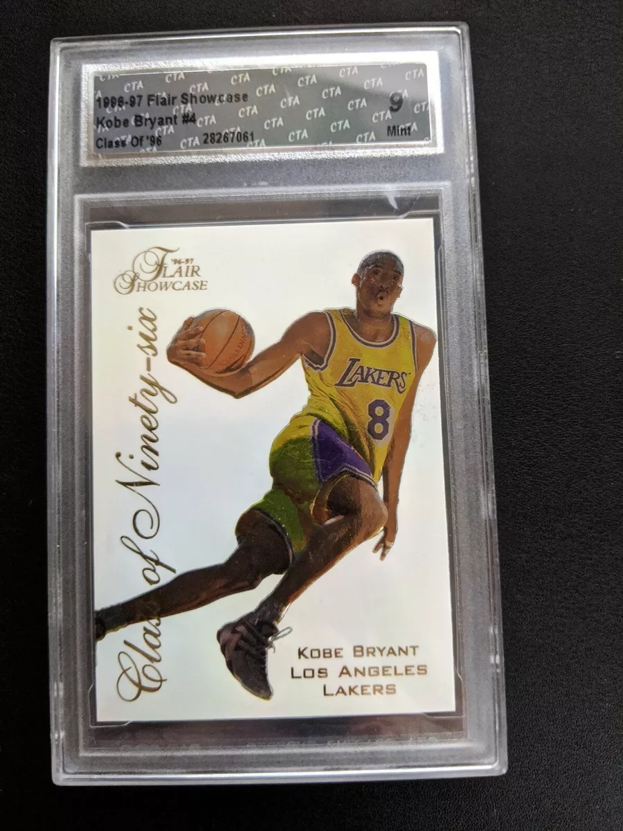 1996 Flair Showcase Kobe Bryant Class Of 96 Ninety Six CTA 9 Mint Gem Rookie