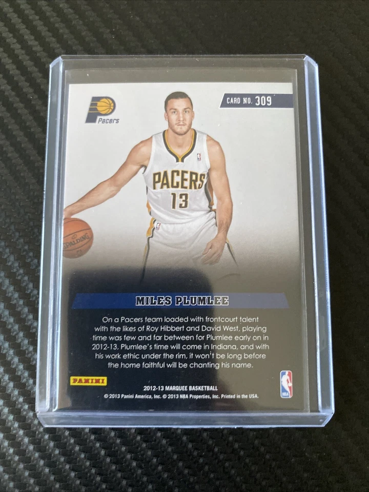 2012 Marquee # 309 Miles Plumlee Rookie  - Image 2 of 2