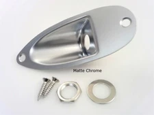 True Custom Shop® MATTE CHROME Boat Jack Plate for Fender Stratocaster