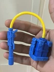 1994 HASBRO STREET FIGHTER THE MOVIE NAVY SEAL GUILE BACKPACK HOSE GUN ORIGINAL
