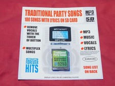 Traditional Party Songs 100 Songs MP3 Lyrics SD Card Karaoke 9253 Forever Hits
