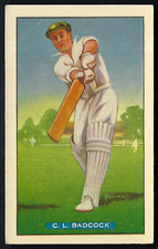 HOADLEYS - TEST CRICKETERS (LARGE) - #17 C L BADCOCK, SOUTH AUSTRALIA