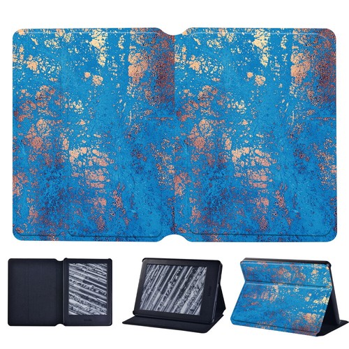 Printed Leather eReader Stand Cover Case -For Amazon Kindle/Paperwhite 1 2 3 4 5 - Afbeelding 34 van 39