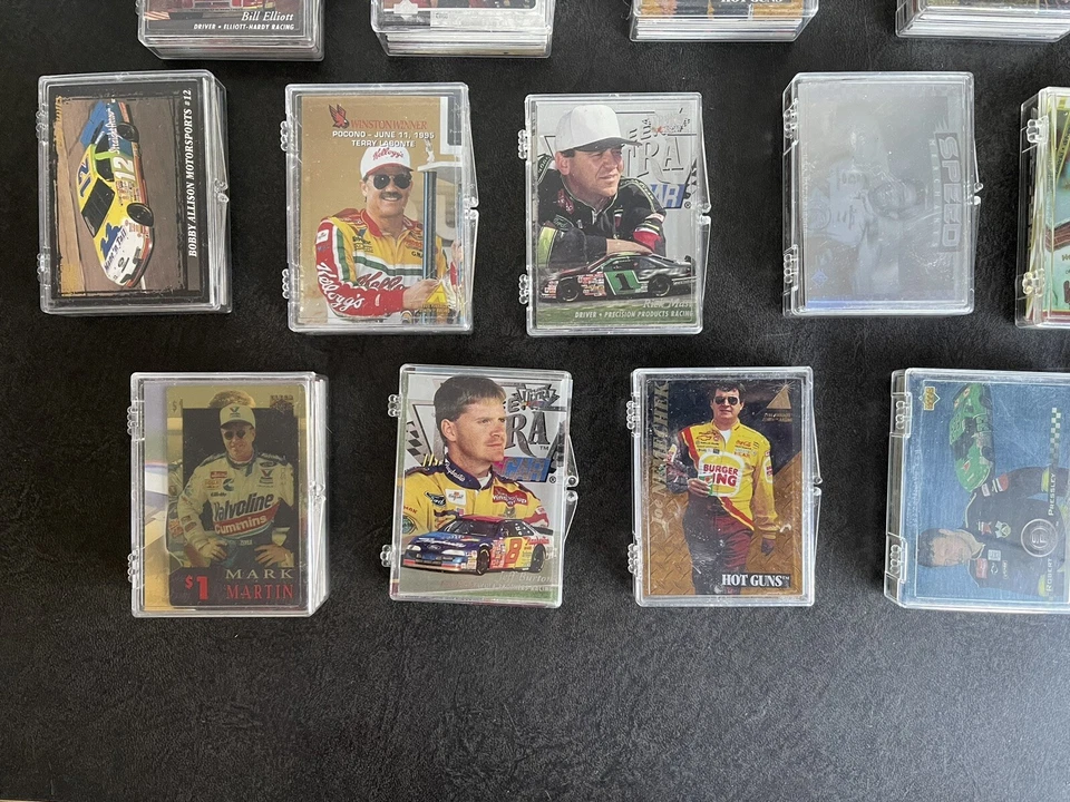 Гоночные карты NASCAR - большой лот (790 карт) 1990-е - Upper Deck, Fleer и другие - Изображение 2 из 4