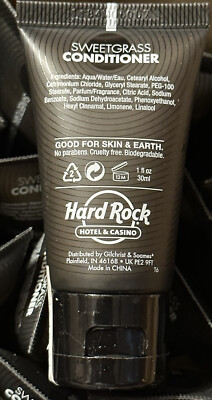 20) HARD ROCK HOTEL CASINO ROCK SPA SWEETGRASS CONDITIONER LOT | eBay