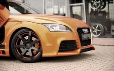 Cars orange audi Desk Mat Stitched