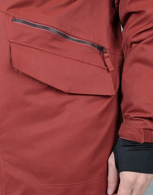 THIRTYTWO Men's WARSAW Snow Jacket - OXBLOOD - XL - NWT - Image 4 of 4