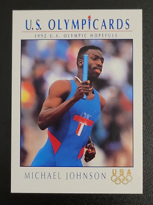 1992 Olympicards Michael Johnson 5 Card Lot # 87