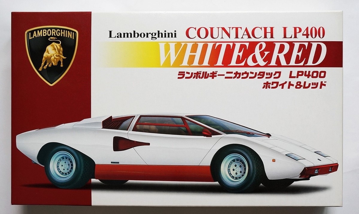 ミニカー Lamborghini Countach LP400 (White) Kyosho 1:18 scale Lamborghini Countach LP400(White/with Roof