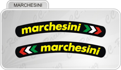 Adhesives Rim Marchesini Black Yellow