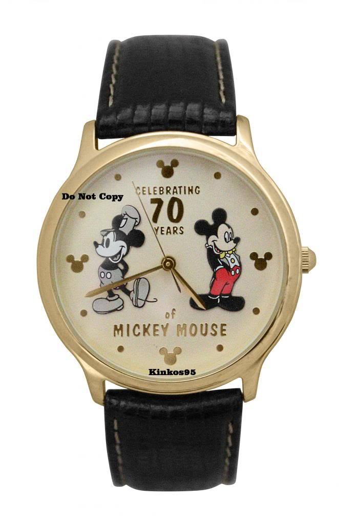 NEW DISNEY MICKEY MOUSE CELEBRATING 70 YEARS LIMITED EDITION WATCH 