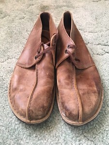 clarks leather sole