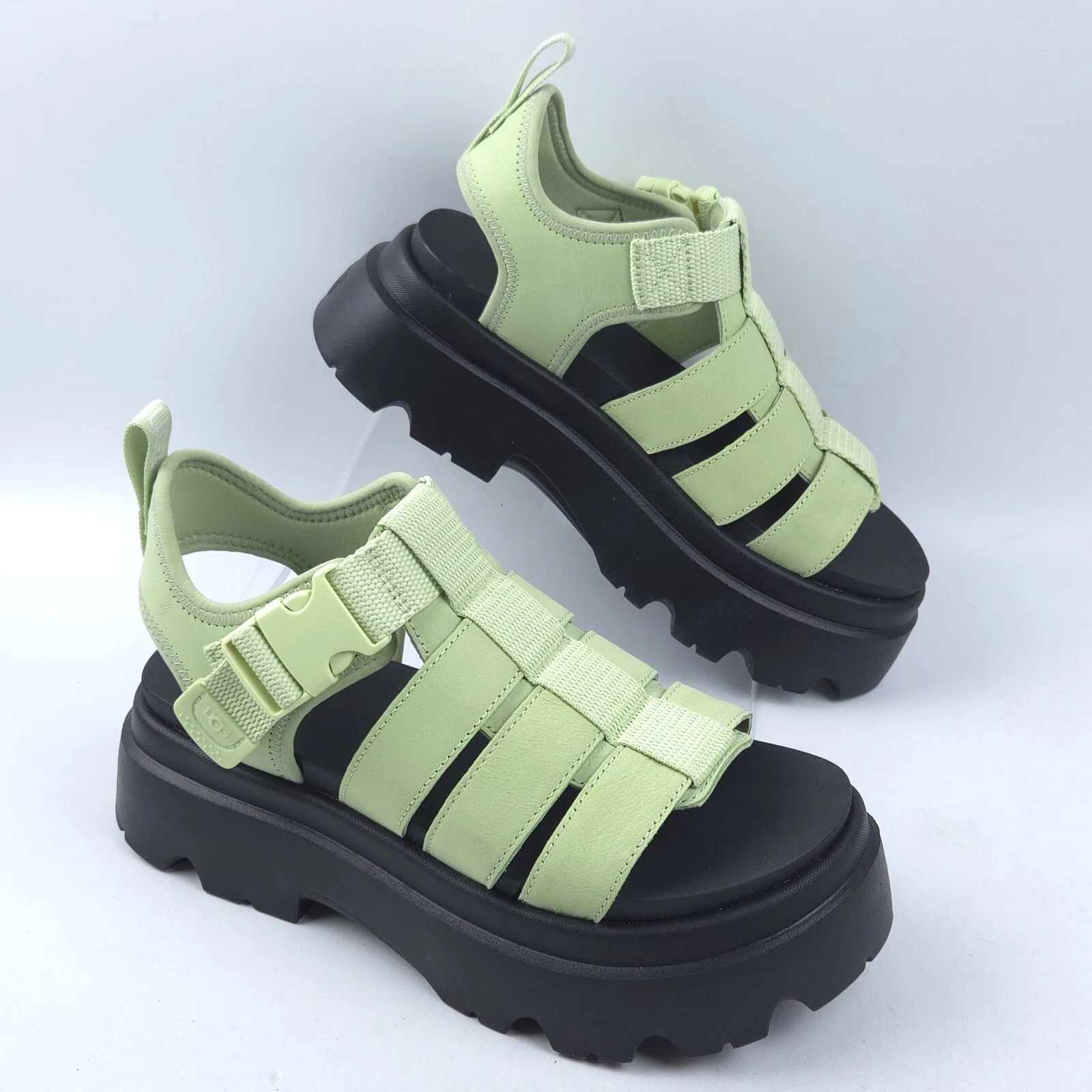 Sandali donna taglia 7 UGG CORA nabuk pescatore plateau 1152698 CATERPILLAR