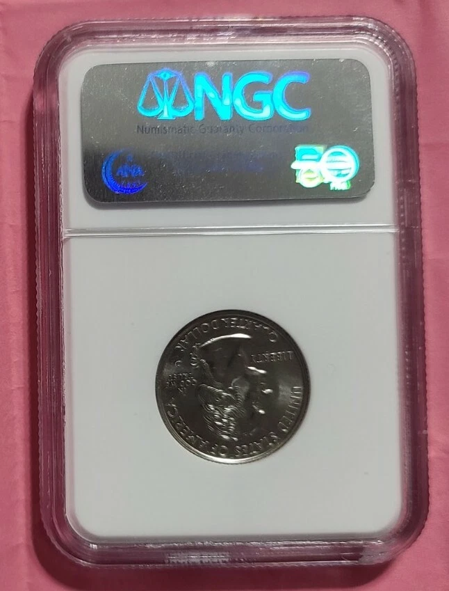 1999 D NEW JERSEY QUARTER - NGC MS64 - COIN - 25C - BROWN LABEL - Image 2 of 2