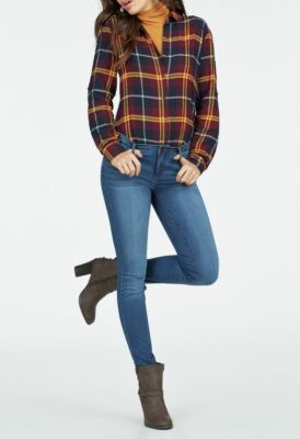 Just Fab Ultra Stretch Skinny Jeans Blau Monaco Größe 29 inch LN190 NN 14