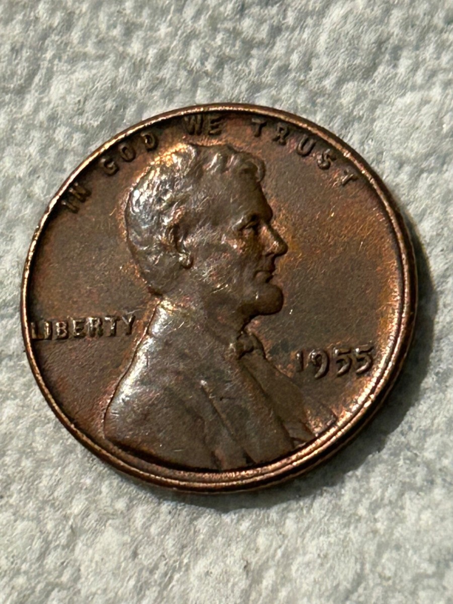 1955 lincoln wheat penny no mint mark With L On Rim Error | eBay