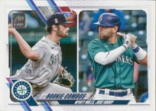 2021 Topps Update #US80 Jose Godoy/Wyatt Mills Seattle Mariners