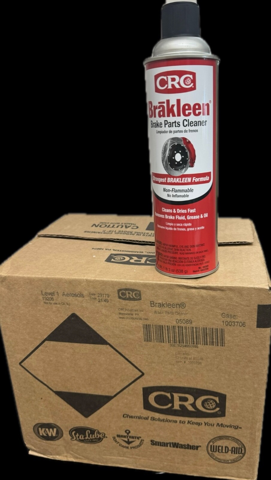 CRC BRAKLEEN Brake Parts Cleaner NonFlammable 1lb 3 Oz (05089) eBay