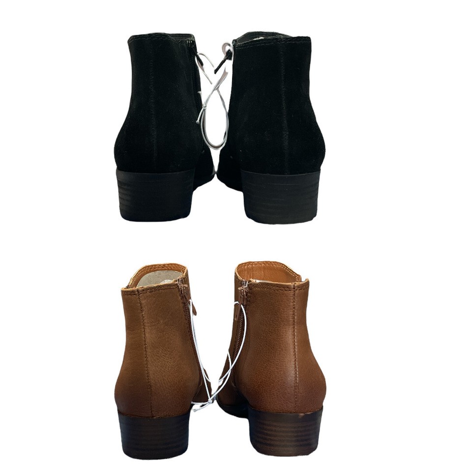 Lucky Brand Women's Bessie Cuban Heel Side Zip Ankle Boot eBay