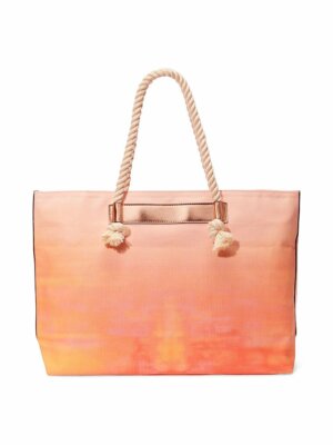 VICTORIA'S SECRET Bombshell Sundrenched Canvas Tote/Getaway Snap Closure