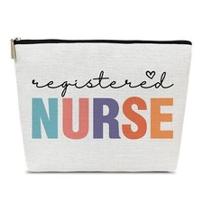 Nurse Makeup Bag, Registered Nurse RN Gifts, Nurse Gifts for Women, Nurses We...