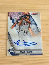 Riley Greene 2019 Topps Bowman's Best Best of 2019 On Card Auto Detroit Tigers