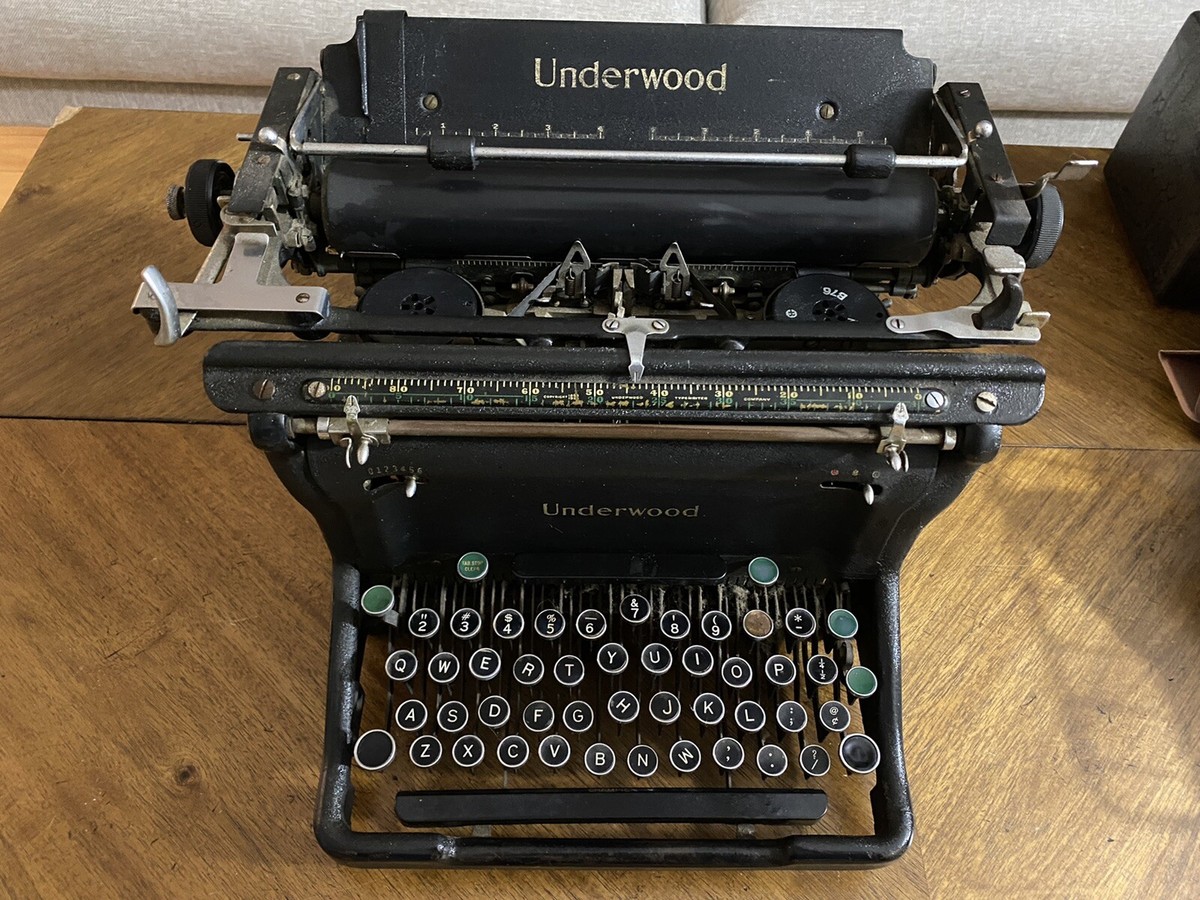 最終値下げ【希少】Underwood Standard タイプライター Vintage 1923 Underwood Standard Typewriter | eBay