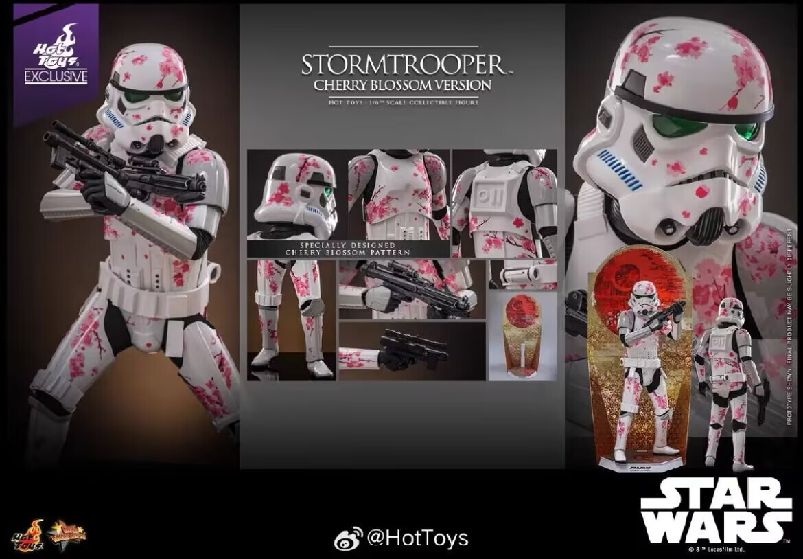 早い者勝ち Hottoys Stormtrooper CherryBlossom New Hot Toys Star Wars MMS776 Stormtrooper Cherry Blossom Version