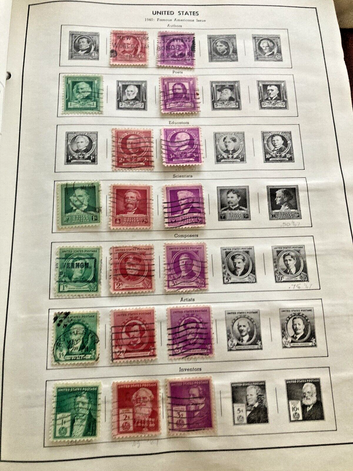 Senior Statesman Stamp Album by H. E. Harris, World, Stamps 1870's-On ...