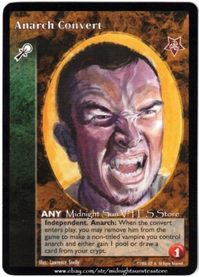 Anarch Convert Caitiff Twilight Rebellion V:TES VTES Vampire CCG