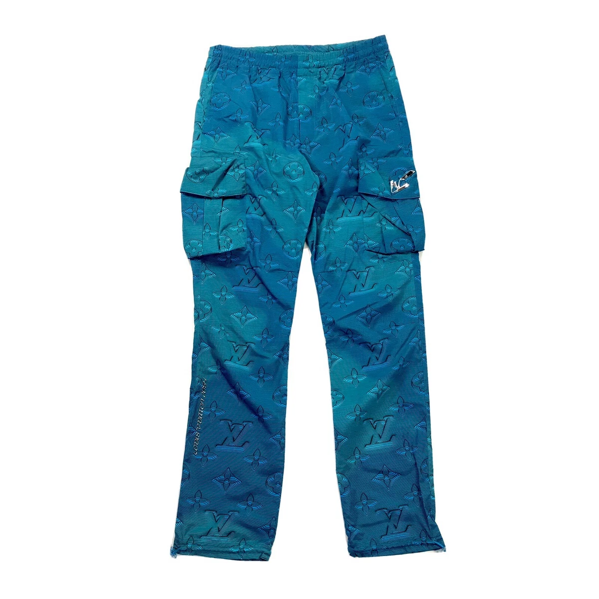 Louis Vuitton Dark Blue Monogram Cargo Pants – Savonches