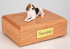 American Foxhound Pet Funeral Cremation Urn Avail in 3 Diff Colors  4 Sizes