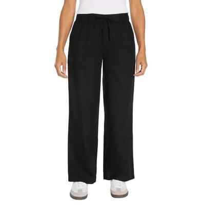 #ad Gap Women#x27;s Linen Pants Size XL Black $22.94
