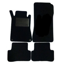 Set Tappetini Tappeti Mercedes CLK (A209) Cabrio e (C209) Coupè 2002 2010, neri