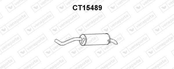 Silencieux arrière Citroën BX 16, 19 GTI 16V, TRD Turbo, pot d'échappement pour berline essence diesel