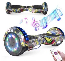 GeekMe 6.5″ Self-Balancing Hoverboard Scooter Bluetooth LED SmartRide Multicolor