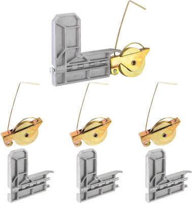 4 Sets Sliding Screen Door Rollers,1-1/4'' Concave Steel Ball Bearing,with Screen