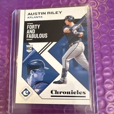 PANINI 2019 Chronicles Austin Riley Forty and Fabulous #32 Atlanta Rookie MLB