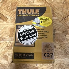 Thule C27 Clamp-On Ski Carrier Roof Rack Mounting Kit Black Made In USA