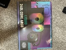 Cooler Master MasterLiquid 240L Core ARGB Liquid CPU Cooler Black