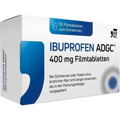 IBUPROFEN ADGC 400 mg Filmtabletten 50 St. PZN 17445321